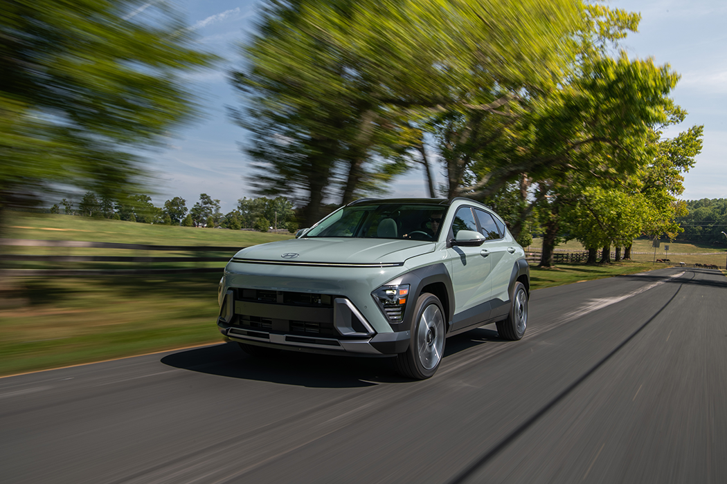 2026 Hyundai Kona SEL Sport — Front three-quarter