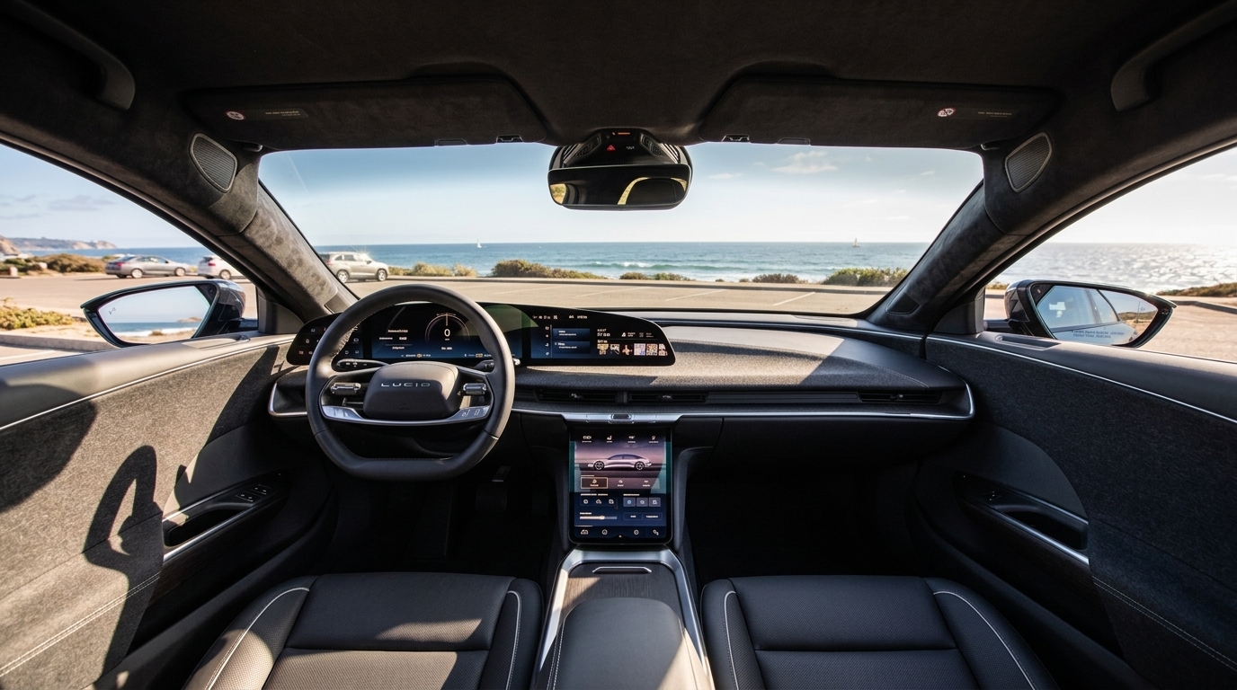 2026 Lucid Air Pure — Dashboard
