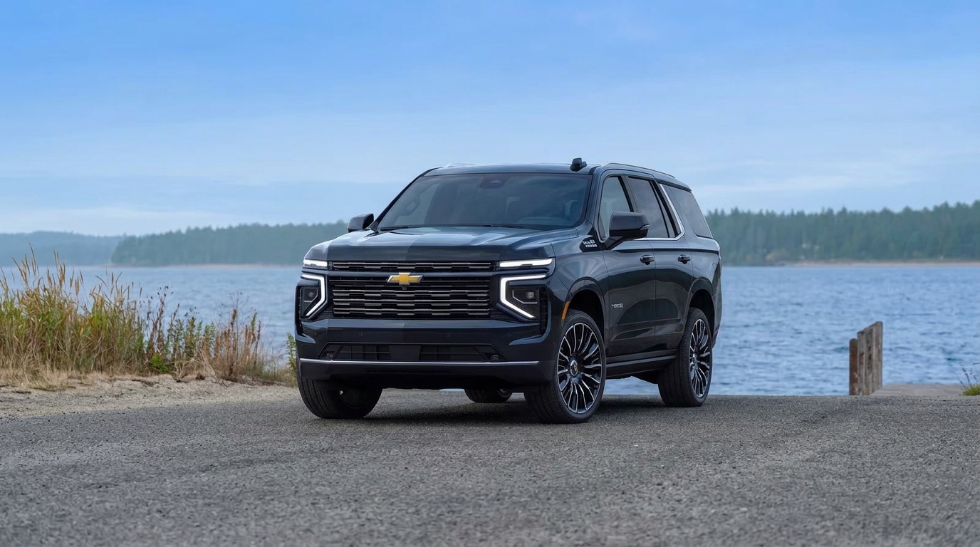 2026 Chevrolet Tahoe RST 4WD (5.3L V8) — Front three-quarter