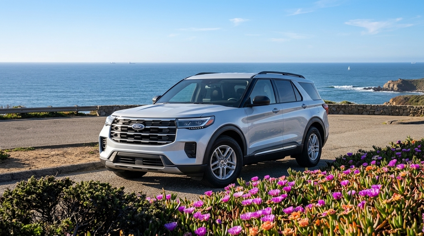 2026 Ford Explorer Active AWD — Front three-quarter
