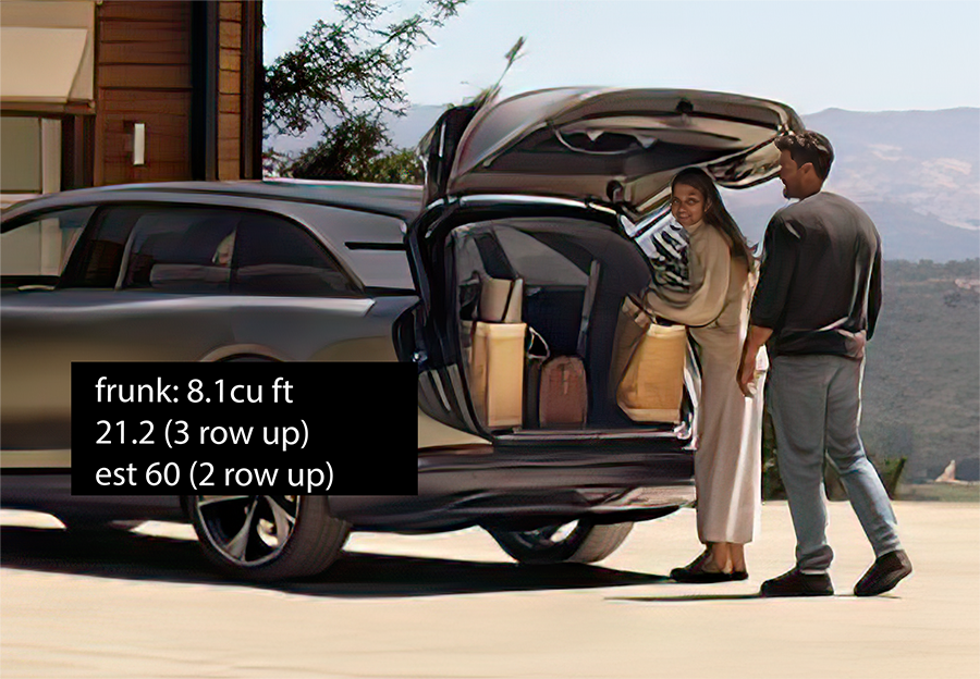 2026 Lucid Gravity Grand Touring — Cargo