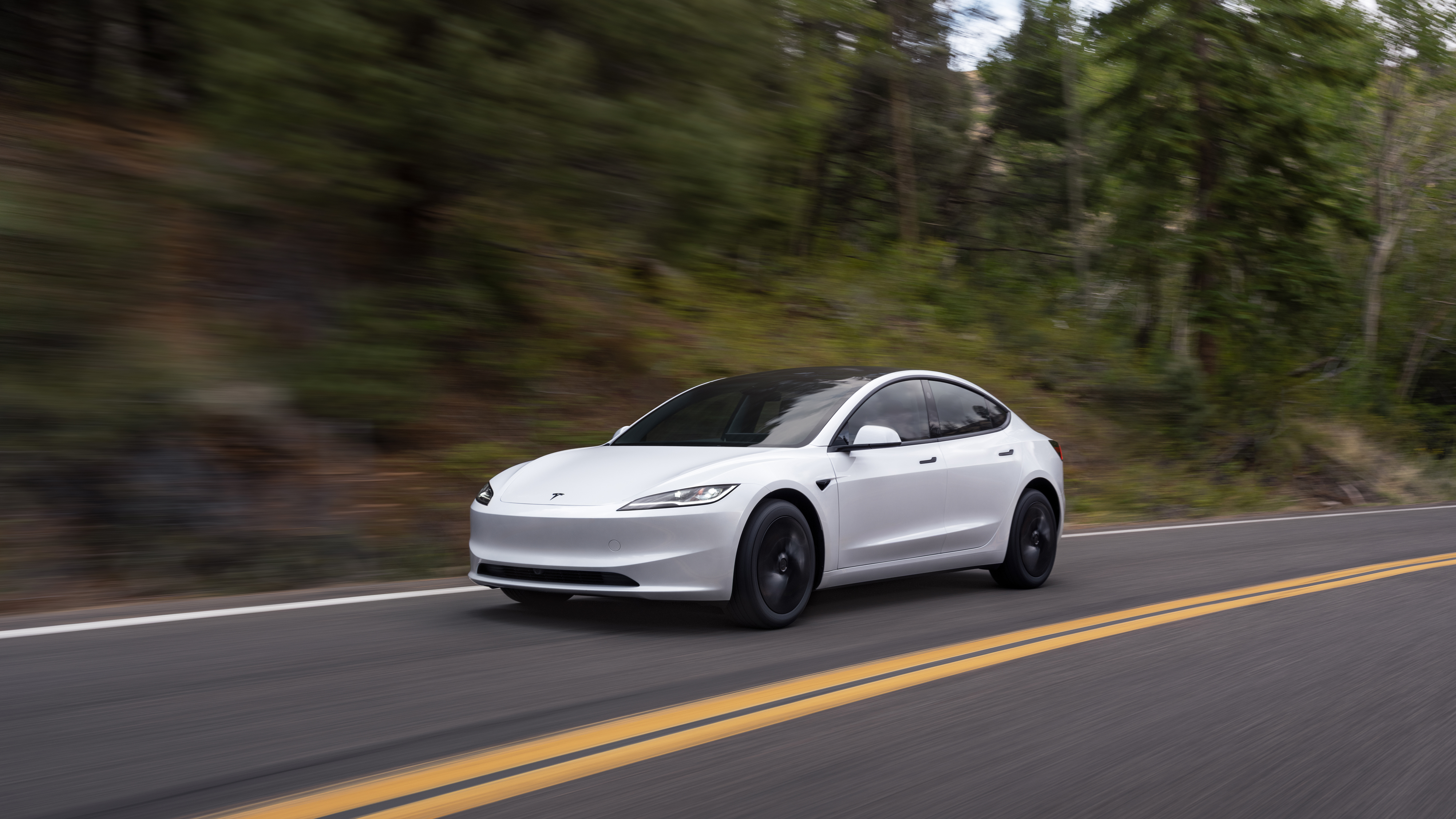 2026 Tesla Model 3 RWD — Front three-quarter