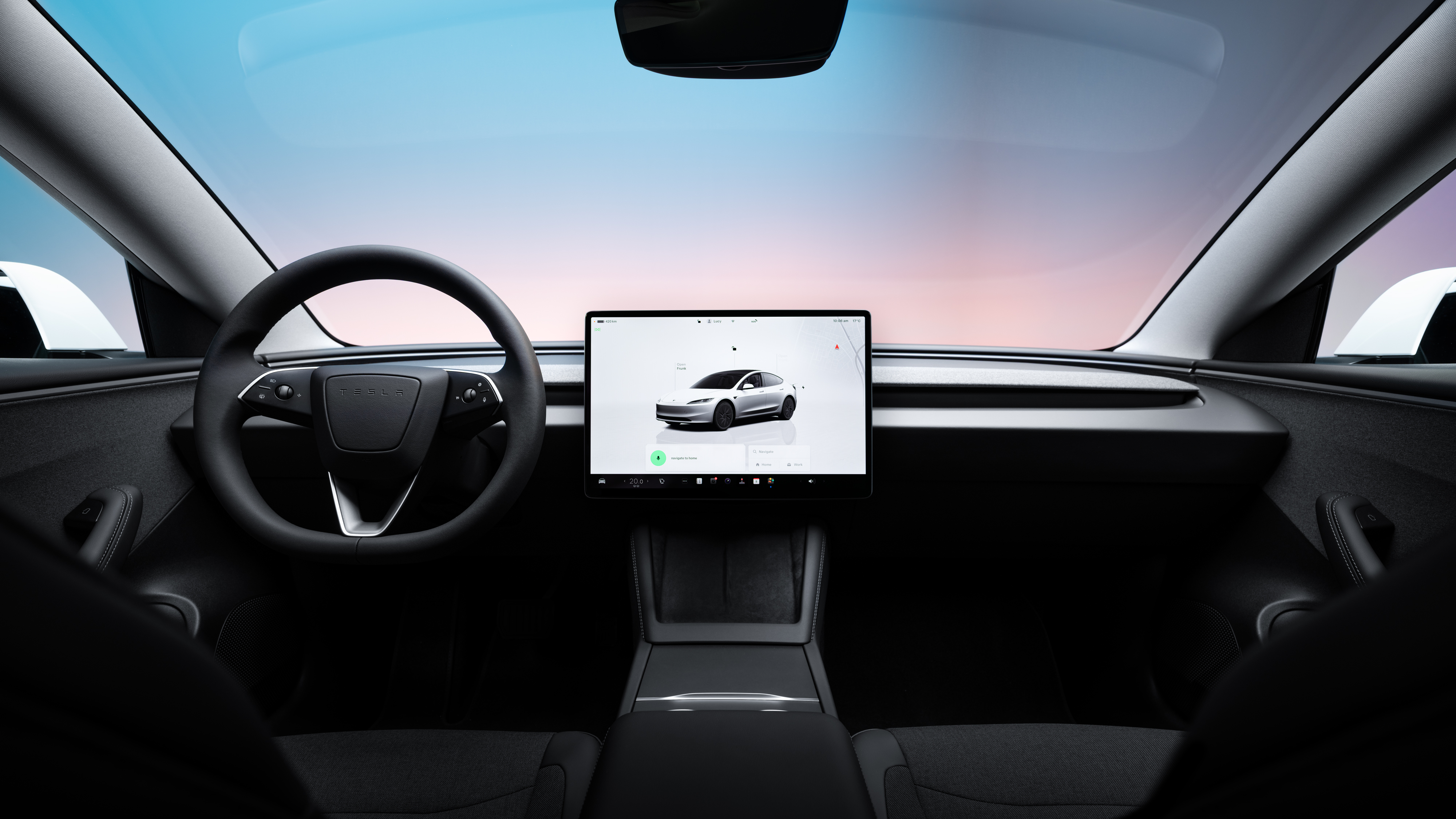 2026 Tesla Model 3 RWD — Dashboard