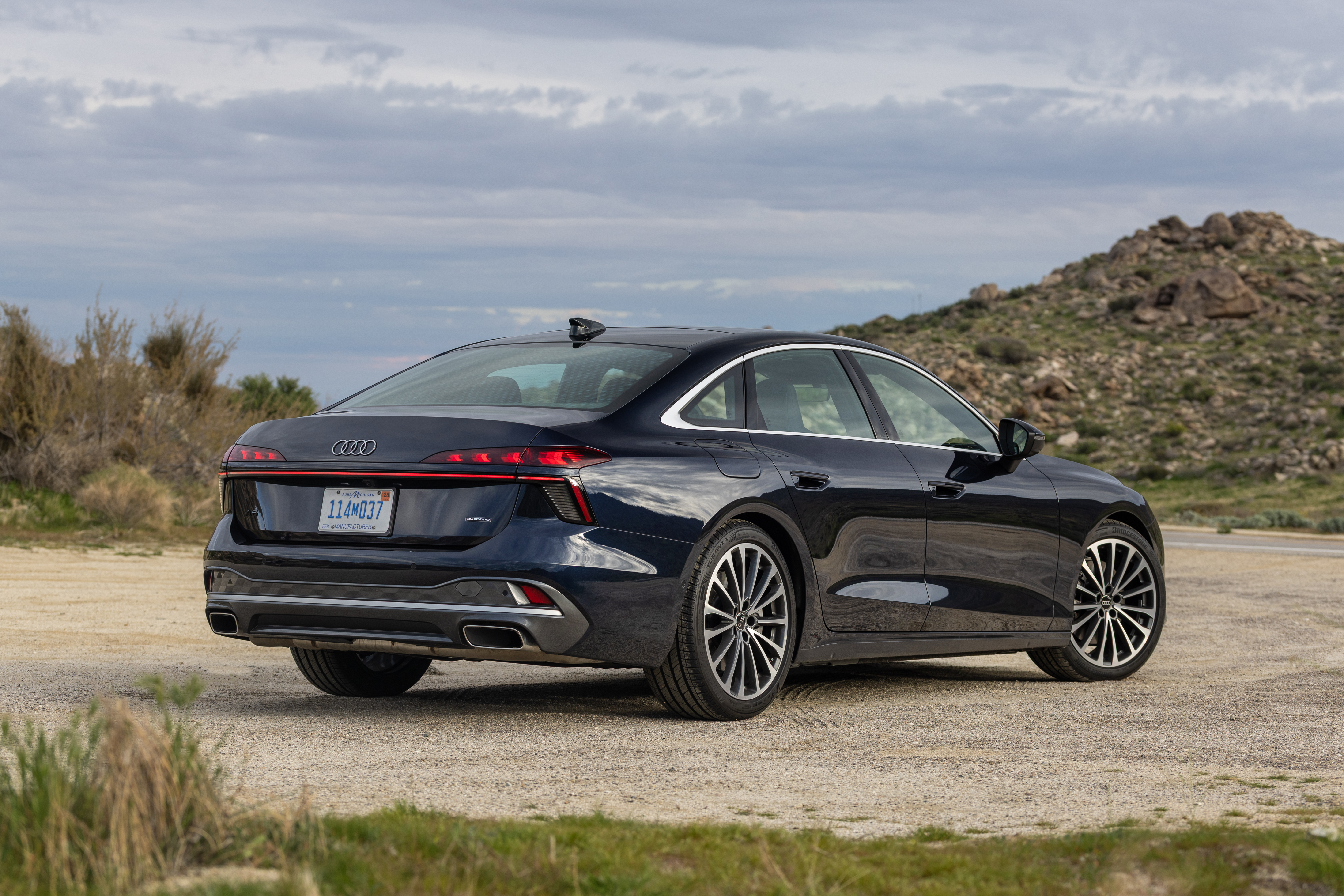 2026 Audi A6 Premium Plus — Rear three-quarter