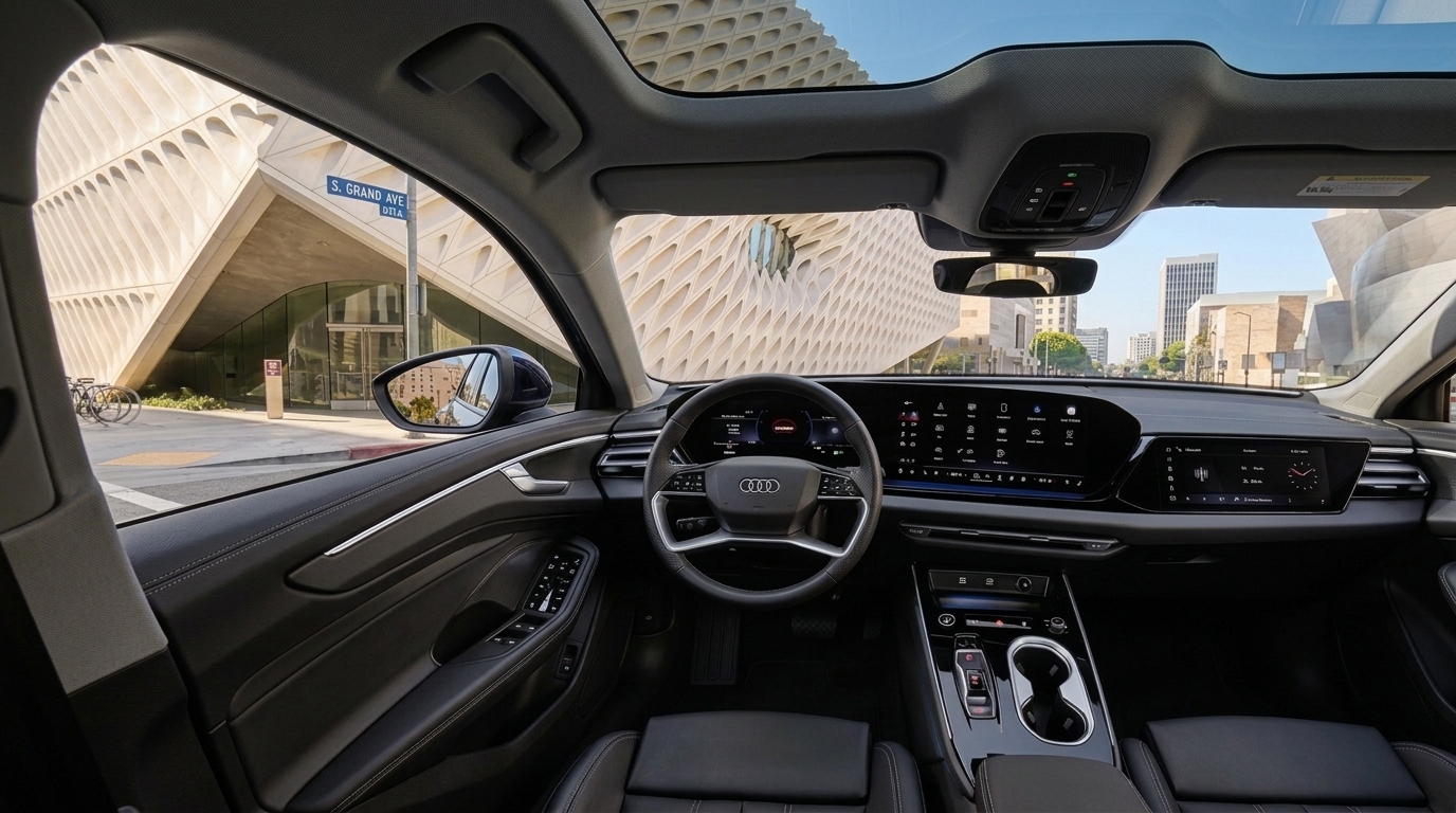 2026 Audi A6 Premium Plus — Rear three-quarter