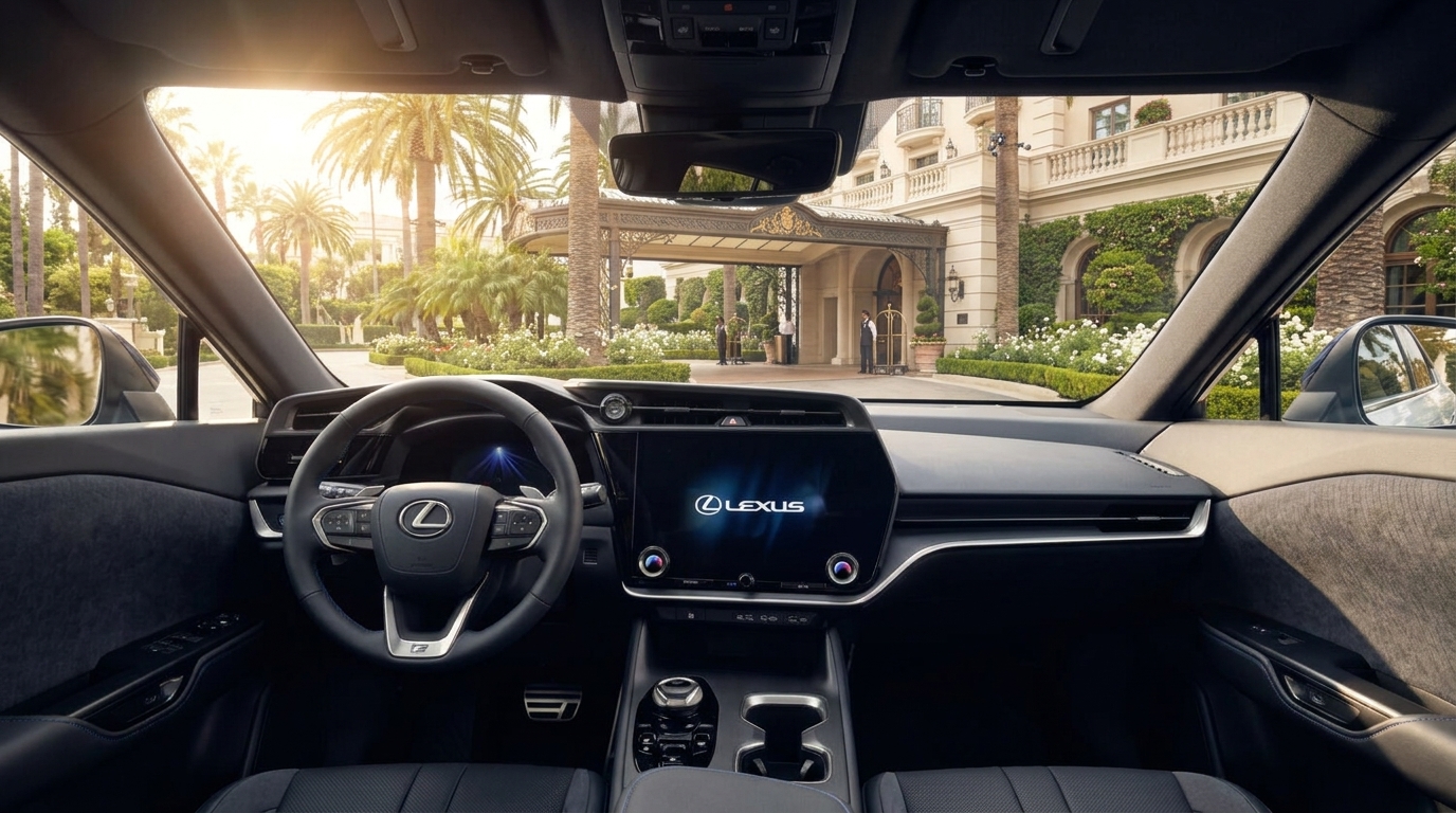 2026 Lexus RZ 550e FSport — Dashboard