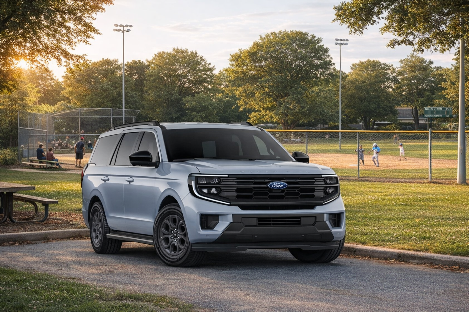 2026 Ford Expedition Active 4wd — Front three-quarter