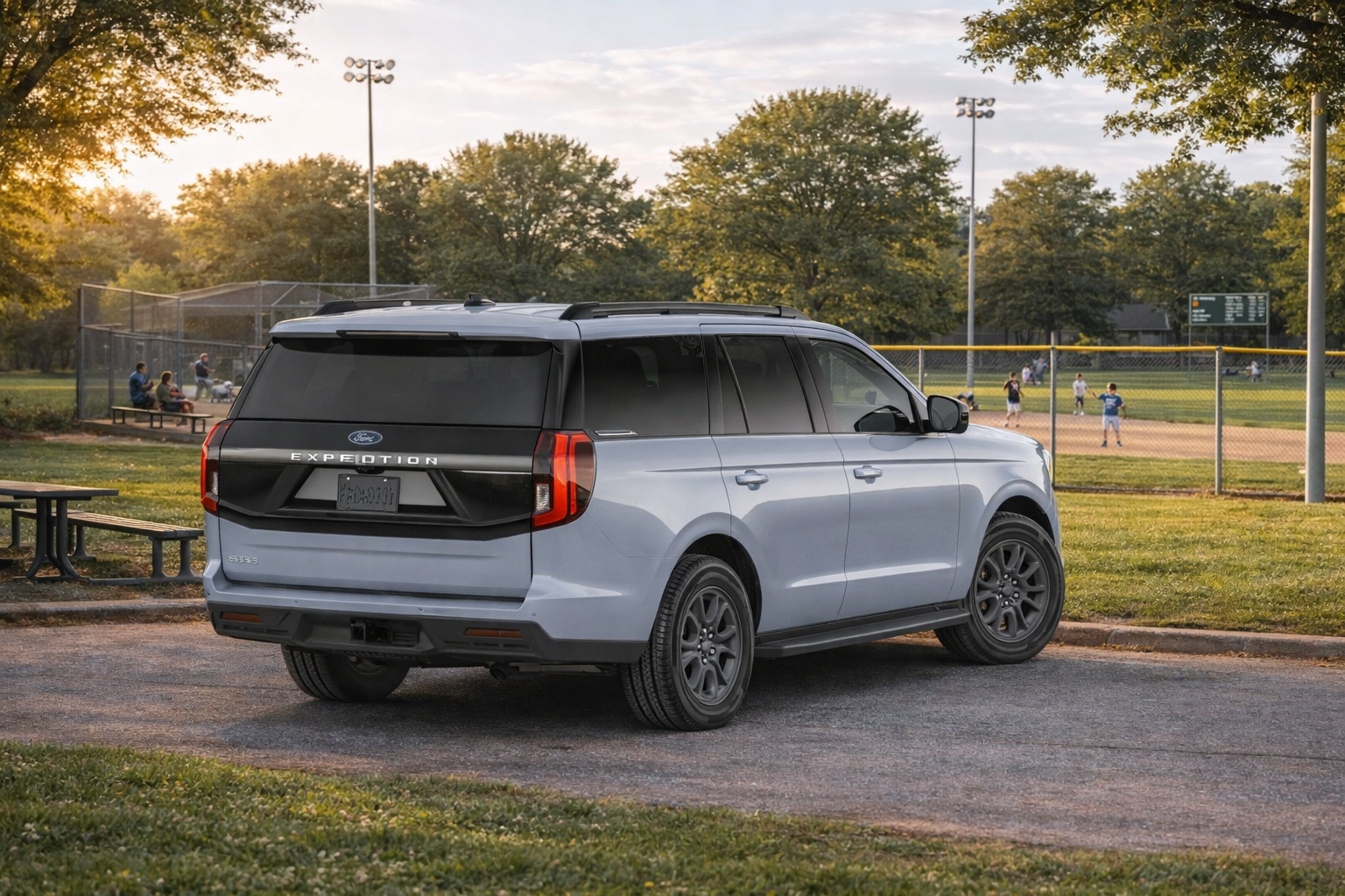 2026 Ford Expedition Active 4wd — Rear three-quarter