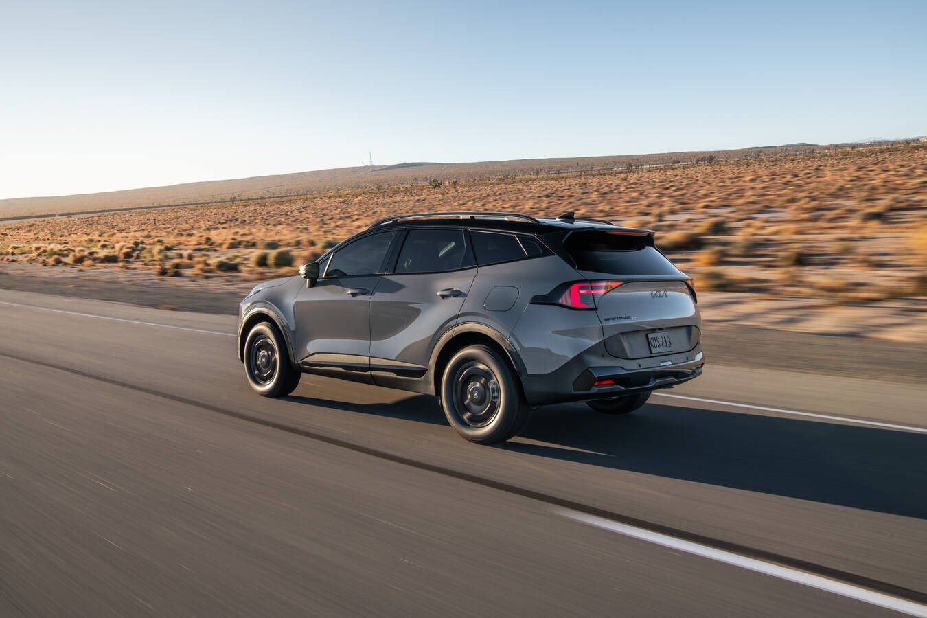 2026 Kia  Sportage X-Line — Rear three-quarter