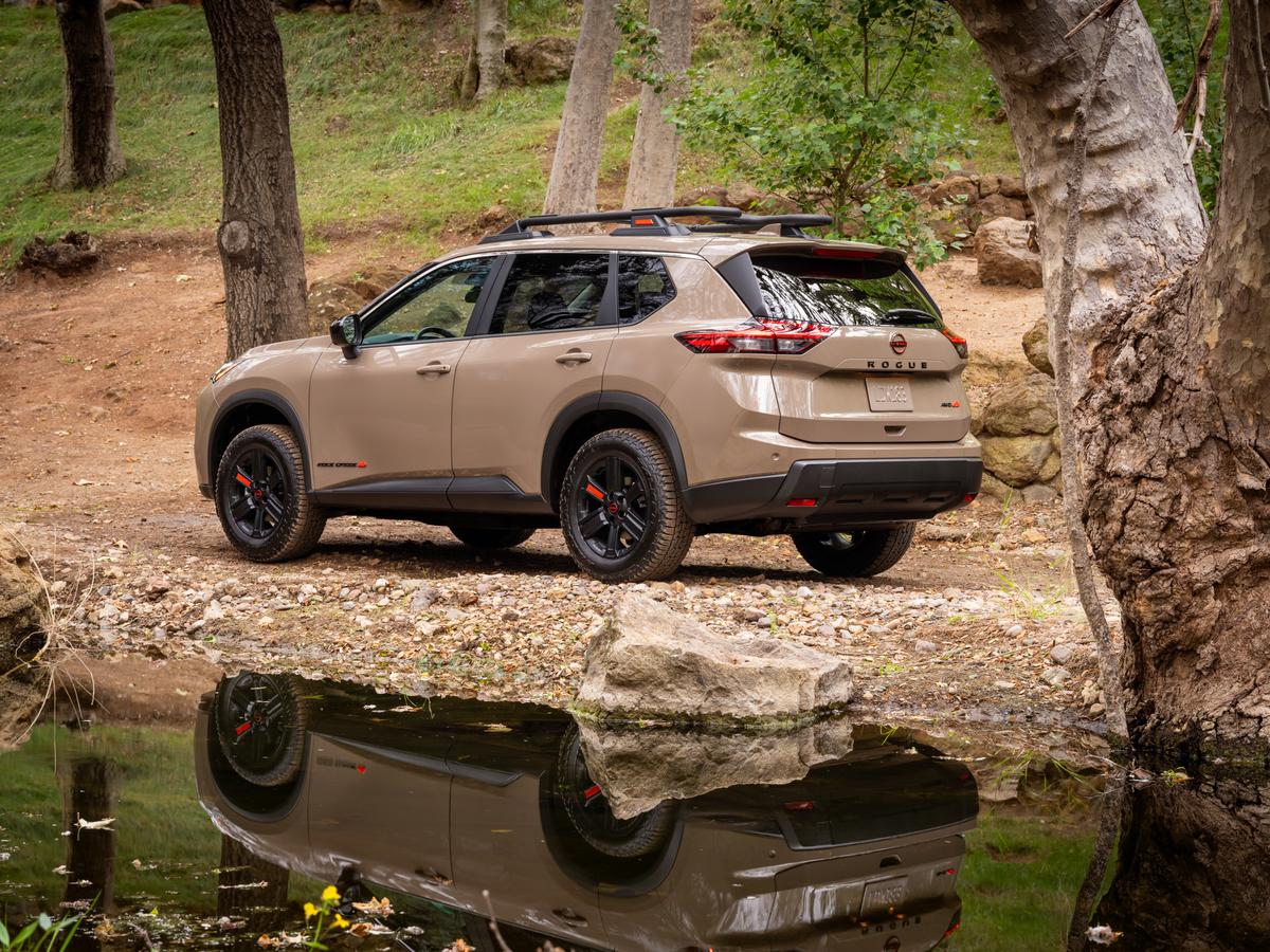 2026 Nissan Rogue SV AWD — Rear three-quarter