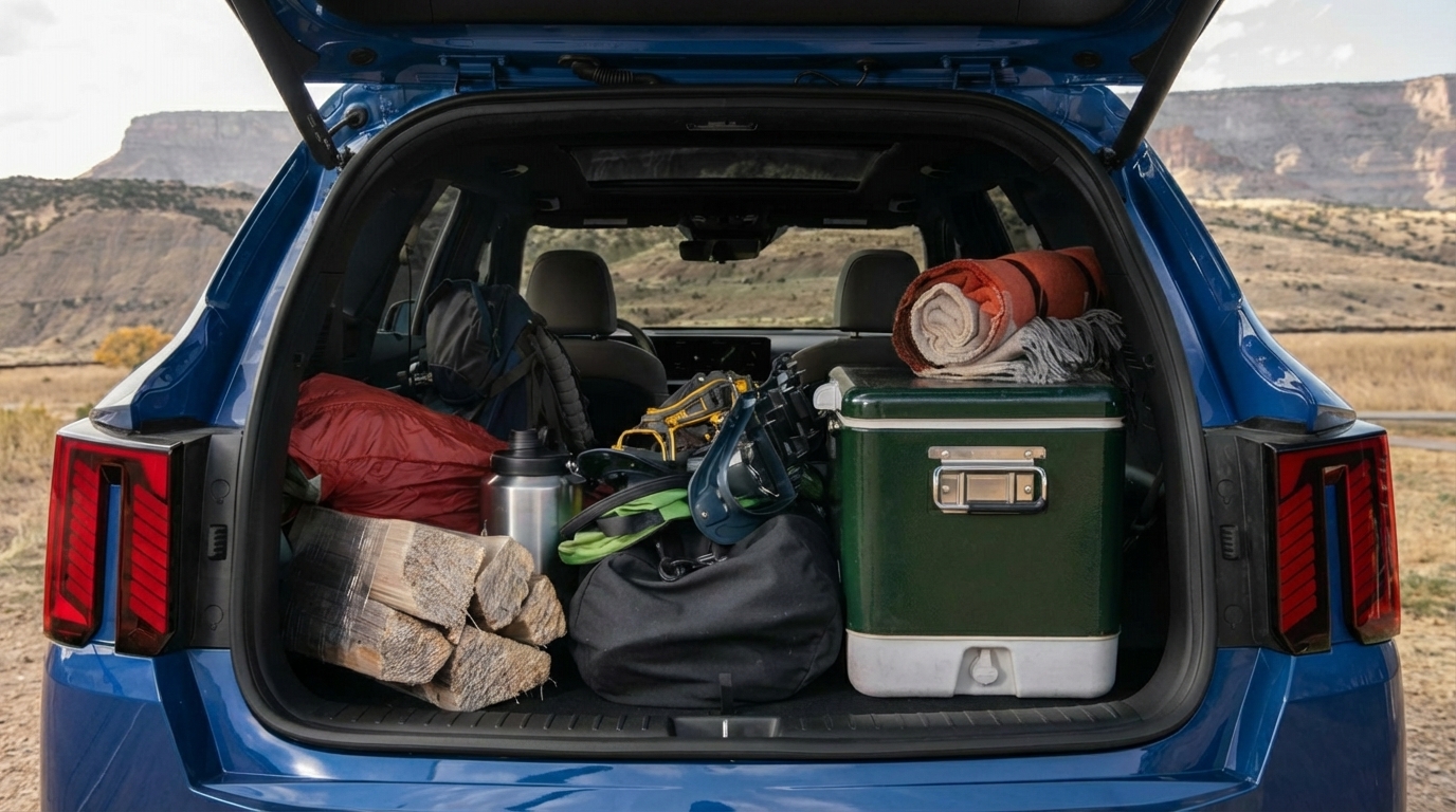 2026 Kia Sorento Hybrid EX (AWD) — Cargo