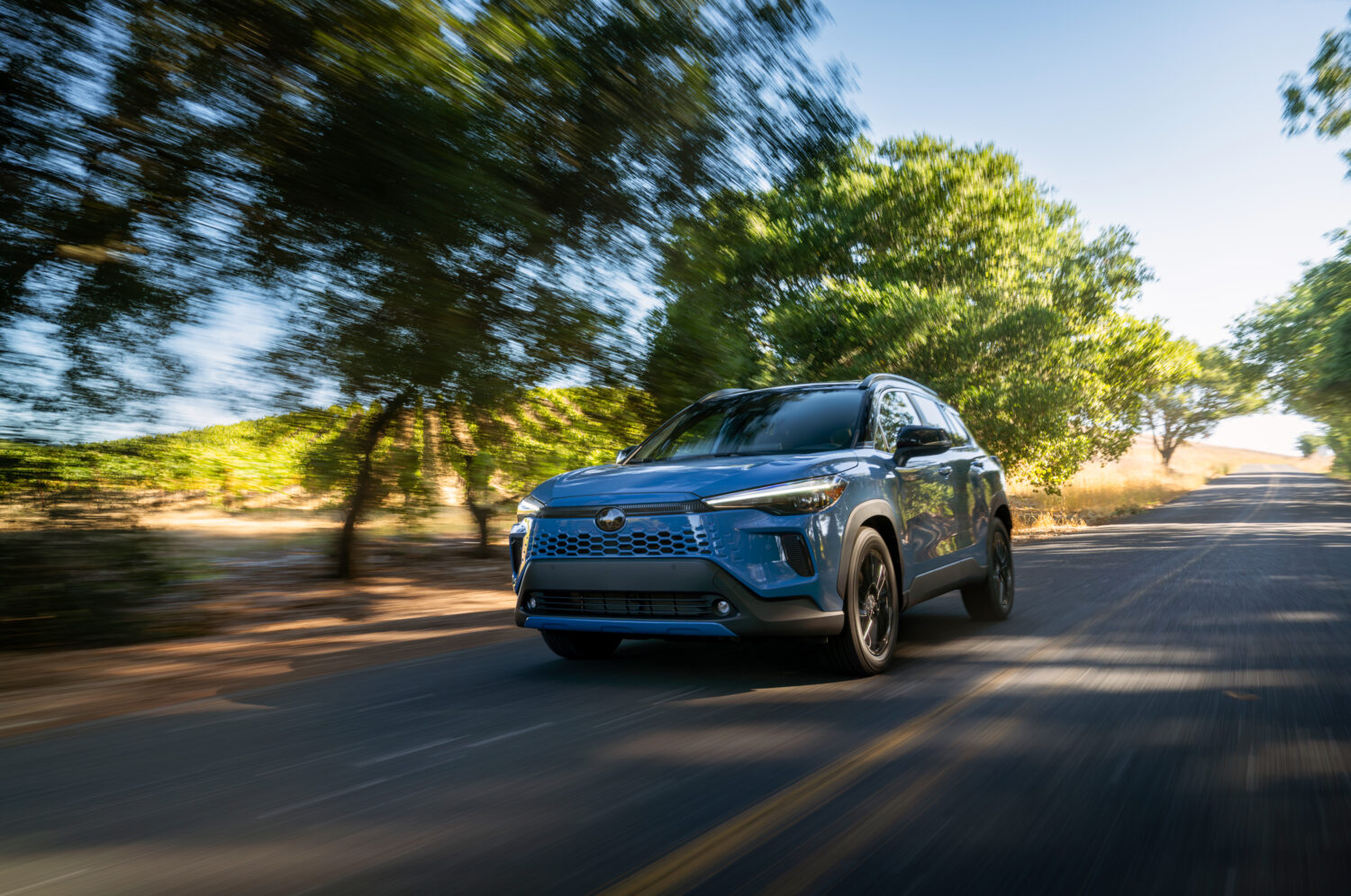 2026 Toyota Corolla Cross Hybrid XSE AWD — Front three-quarter