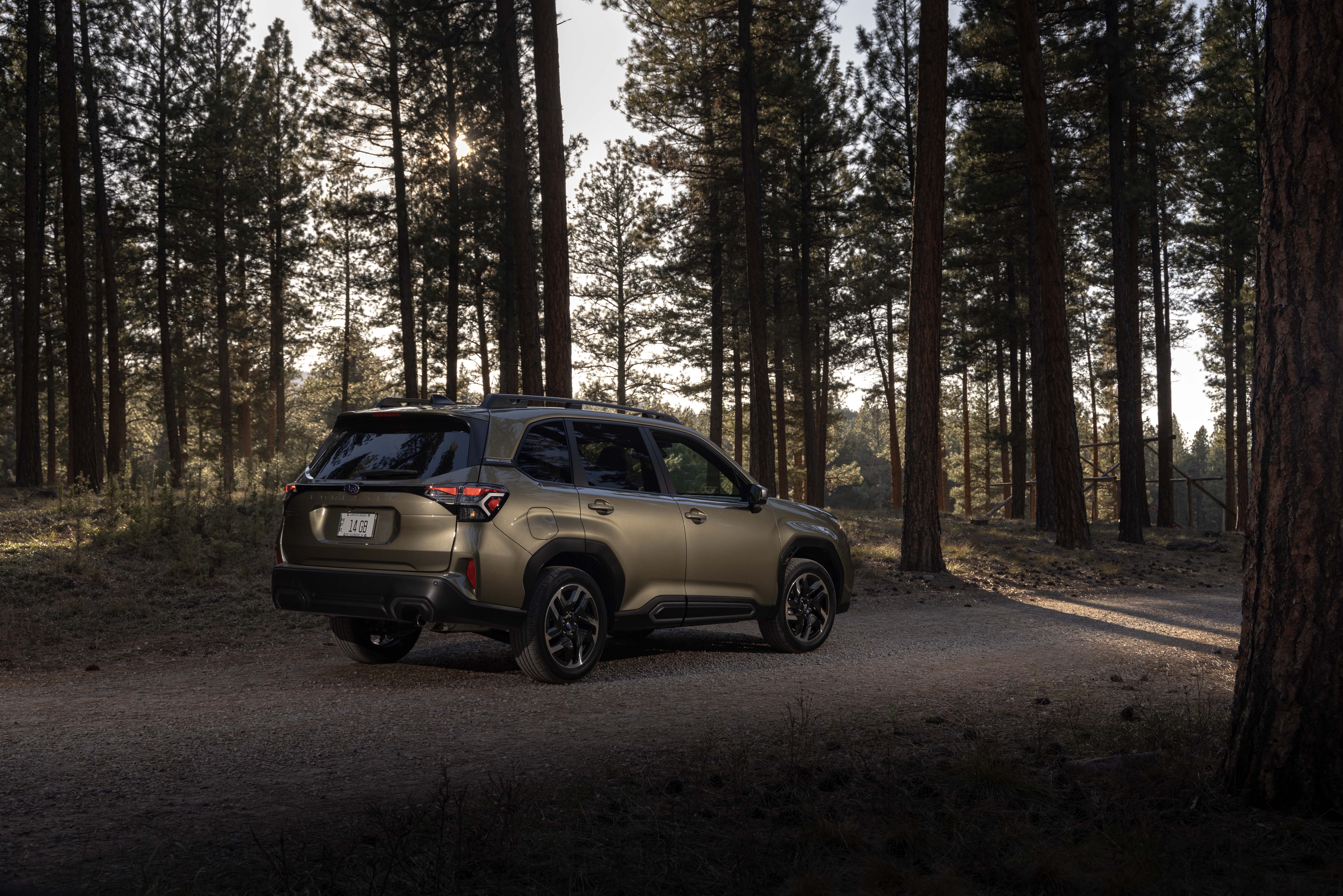2026 Subaru Forester Premium — Rear three-quarter
