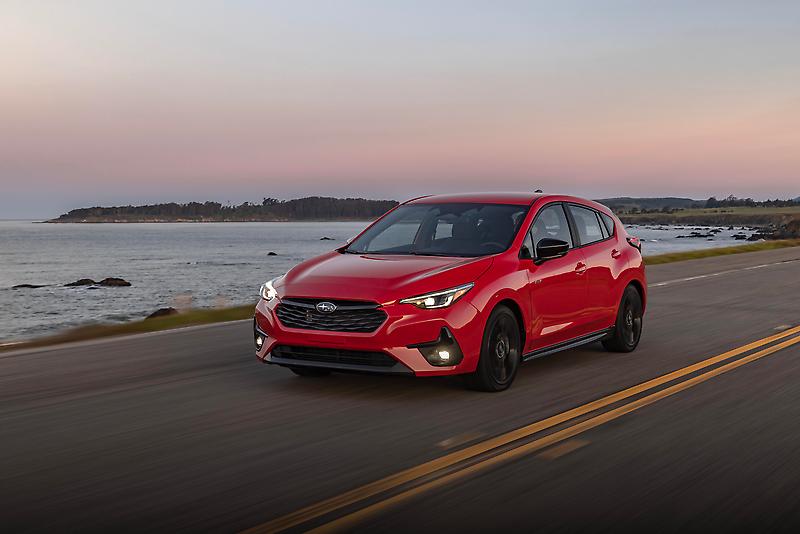 2026 Subaru Impreza RS — Front three-quarter