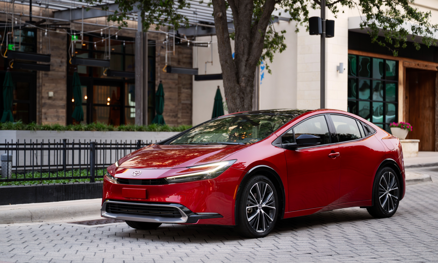 2026 Toyota Prius XLE — Front three-quarter