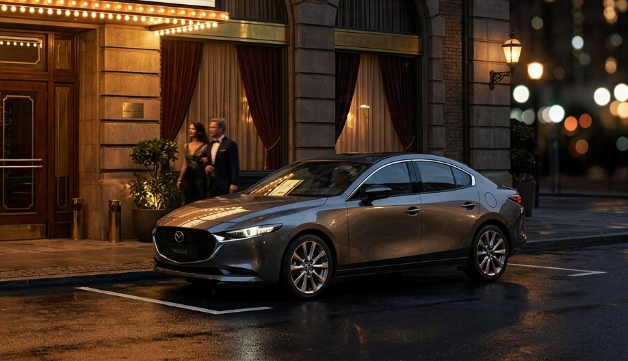 2026 Mazda 3 2.5 S Select Sport Sedan — Front three-quarter