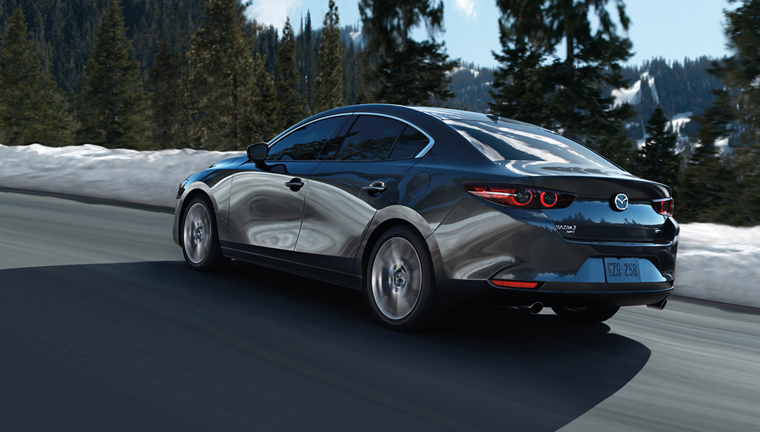 2026 Mazda 3 2.5 S Select Sport Sedan — Rear three-quarter