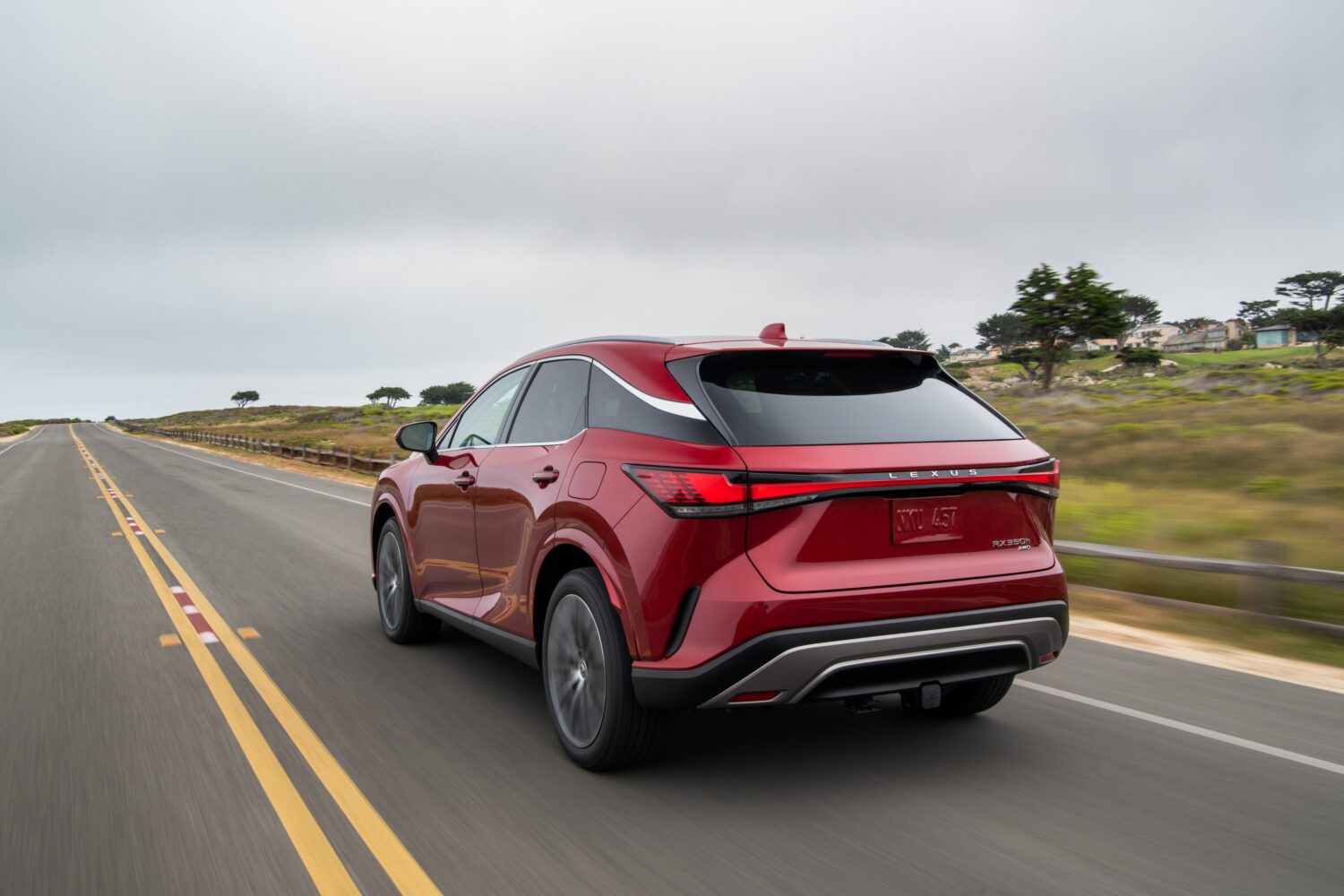 2026 Lexus RX 350h Premium AWD — Rear three-quarter