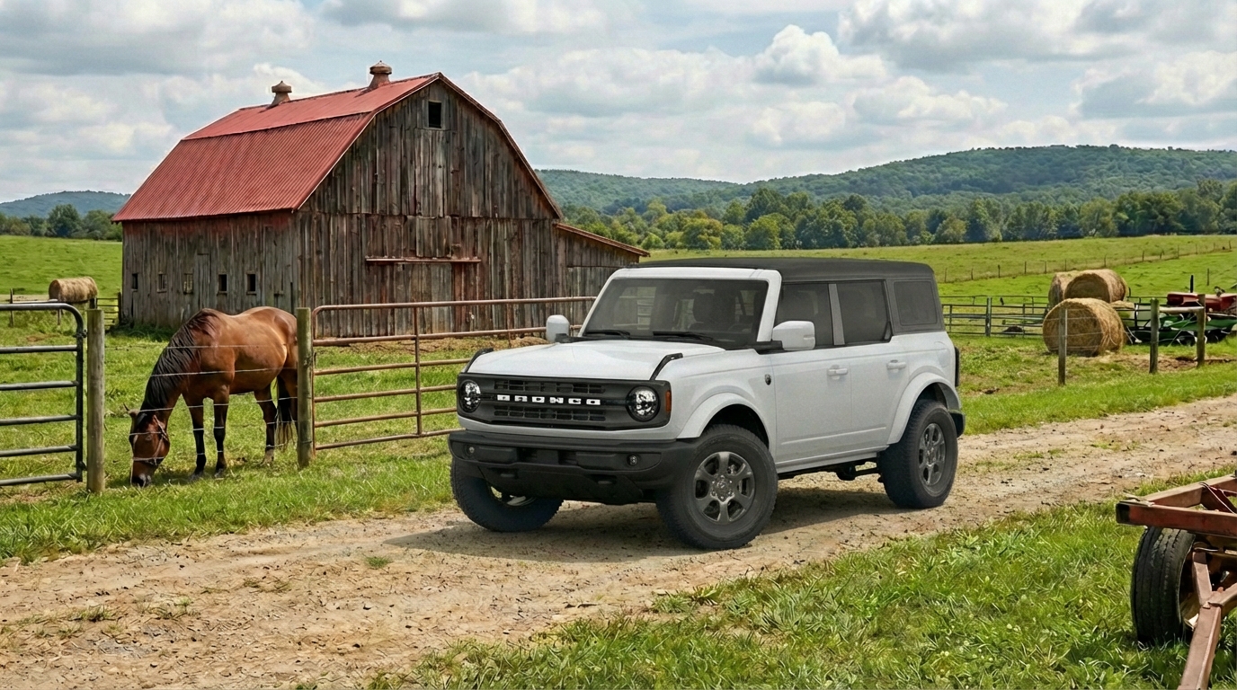2026 Ford Bronco Big Bend — Front three-quarter