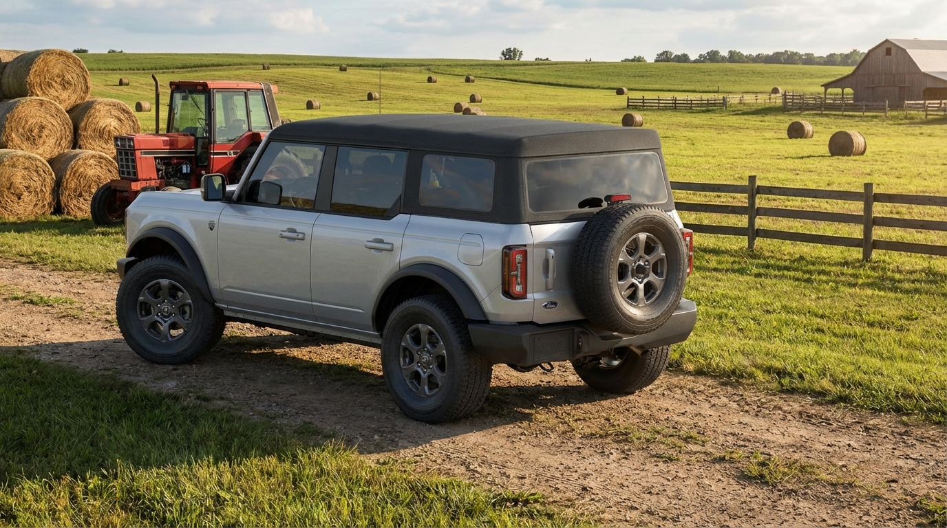 2026 Ford Bronco Big Bend — Rear three-quarter